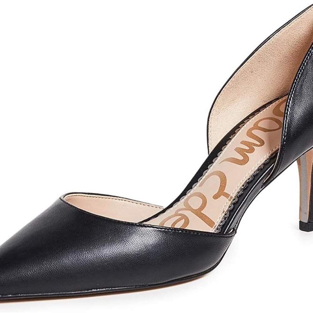 Sam Edelman, JAINA BLACK LEATHER Pumps.  New in Box, size 7.5